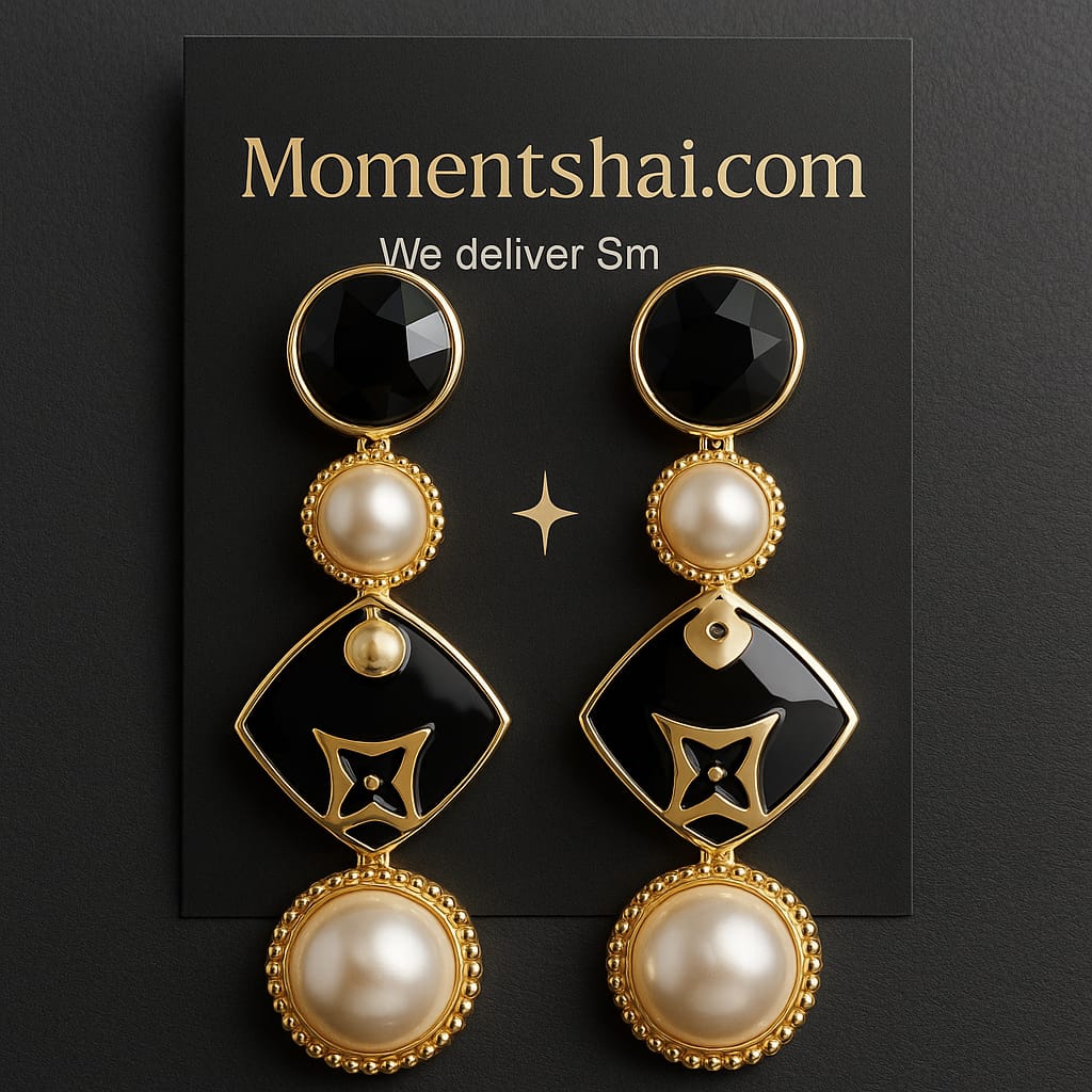 black classy & cute pair of hair clip
