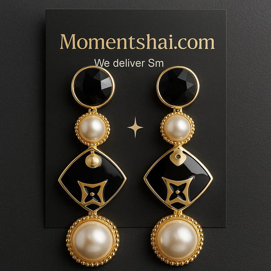 black classy & cute pair of hair clip