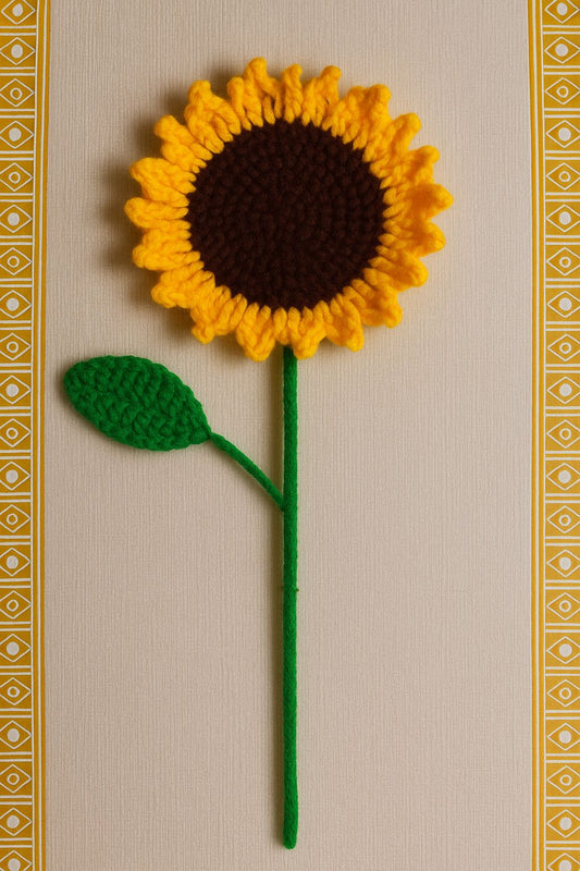 Handcrafted Sunflower – Symbol of Joy & Positivity.