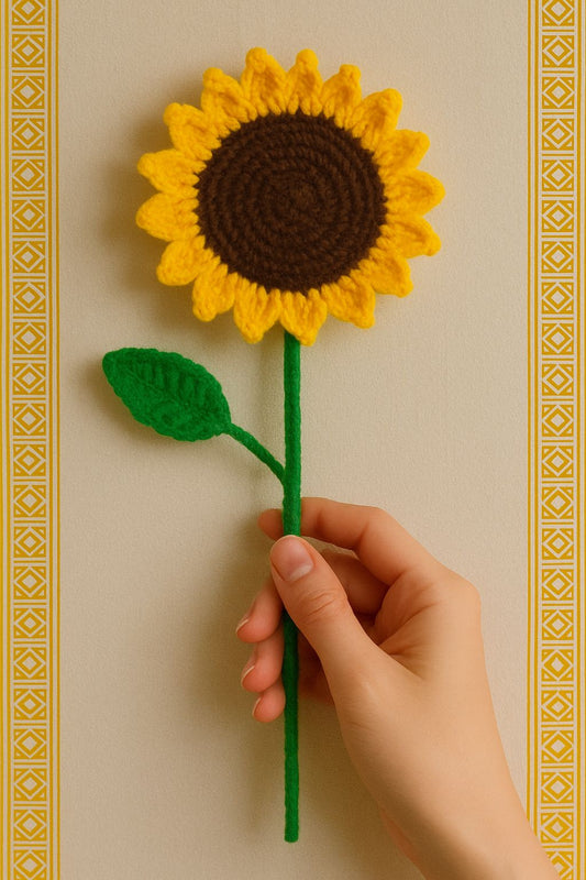 Handcrafted Sunflower – Symbol of Joy & Positivity.